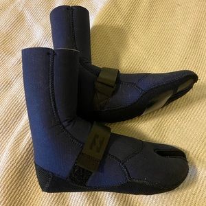 Navy Billabong wetsuit booties